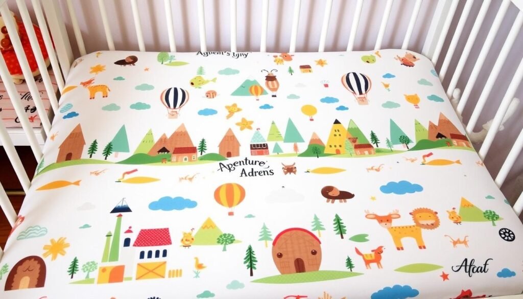 adventure crib sheets