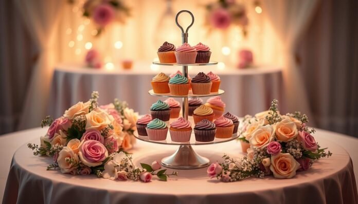 layered cupcake stand