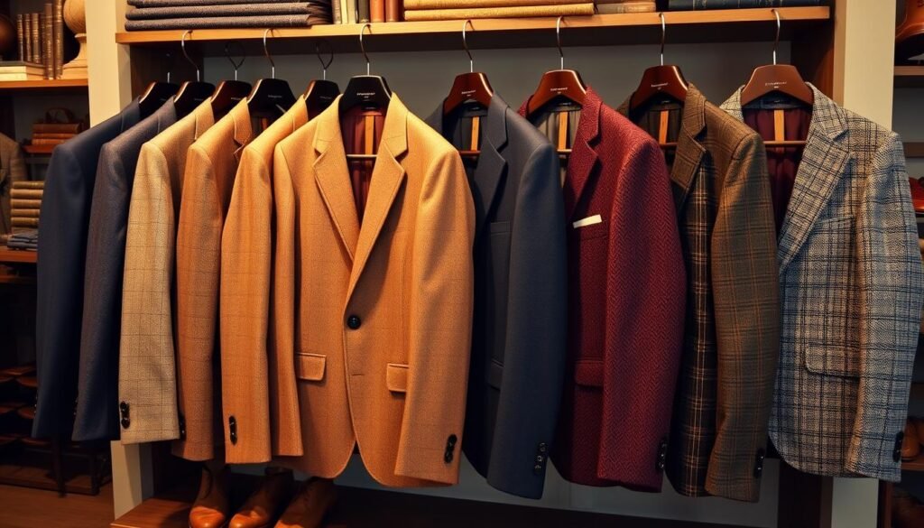 tweed blazers for men