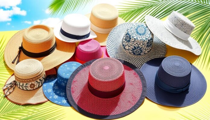 womens sun hats foldable