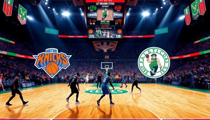 knicks vs boston celtics match player stats