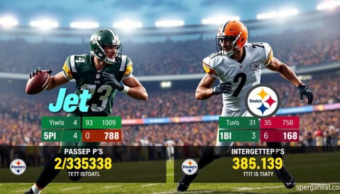 new york jets vs steelers match player stats