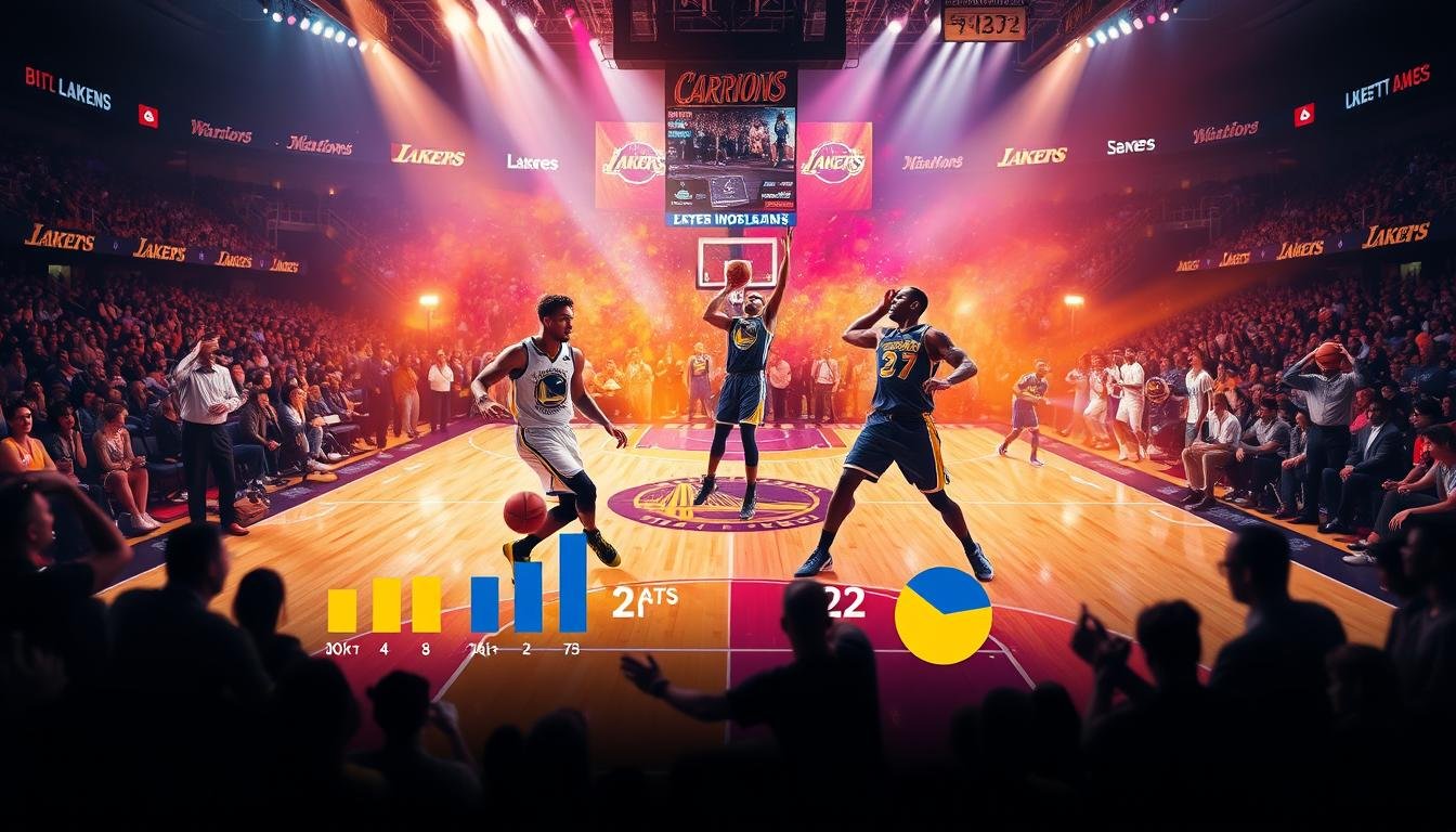 golden state warriors vs lakers match player stats