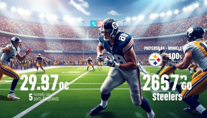 new york giants vs steelers match player stats