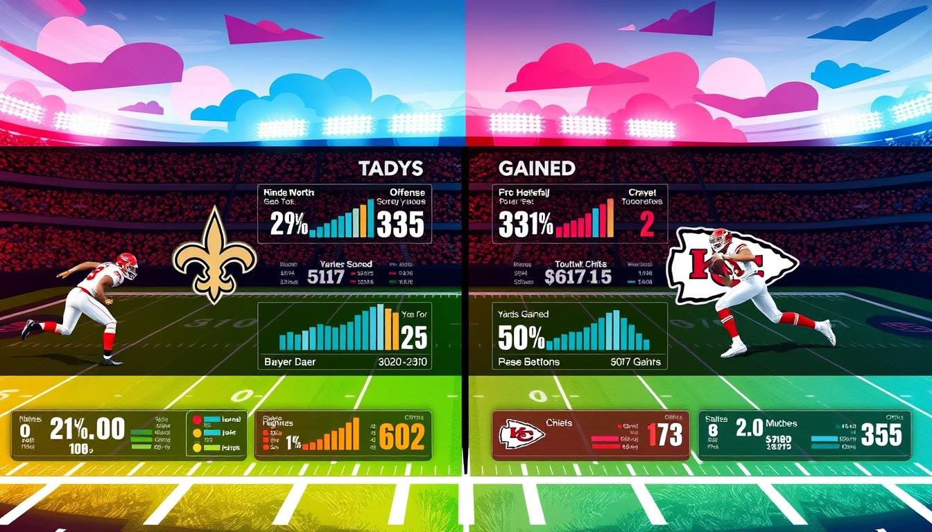 new orleans saints vs kansas city chiefs match player stats