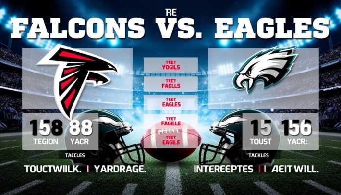 atlanta falcons vs philadelphia eagles match player stats