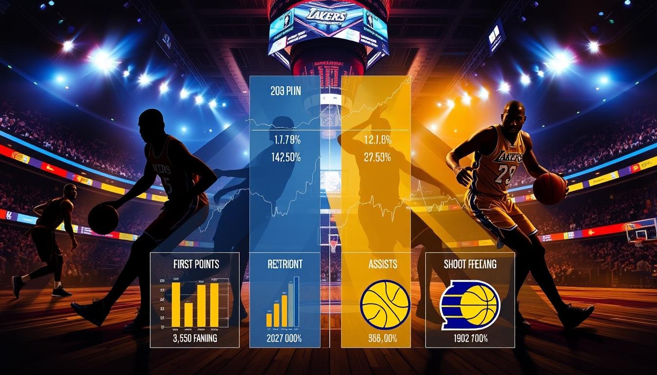 pacers vs lakers match player stats